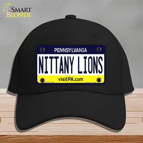Nittany Lions Novelty License Plate Hat Cotton / Black