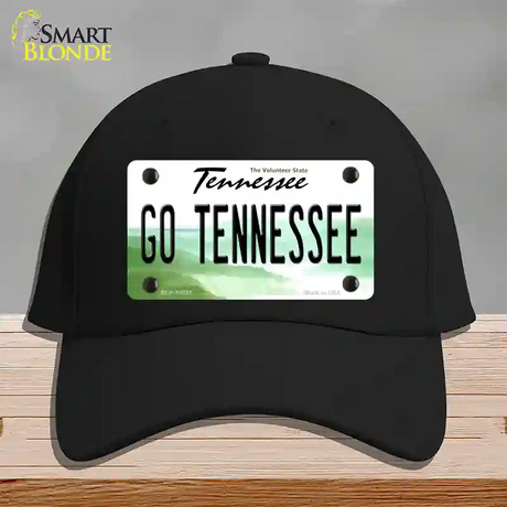 Go Tennessee Novelty License Plate Hat Cotton / Black