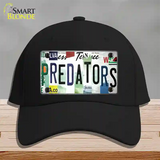Predators Strip Art Novelty License Plate Hat Tag Cotton Black