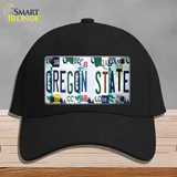 Oregon State Strip Art Novelty License Plate Hat Tag Cotton Black