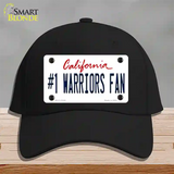 Number 1 Warriors Fan Novelty License Plate Hat Tag Cotton Black