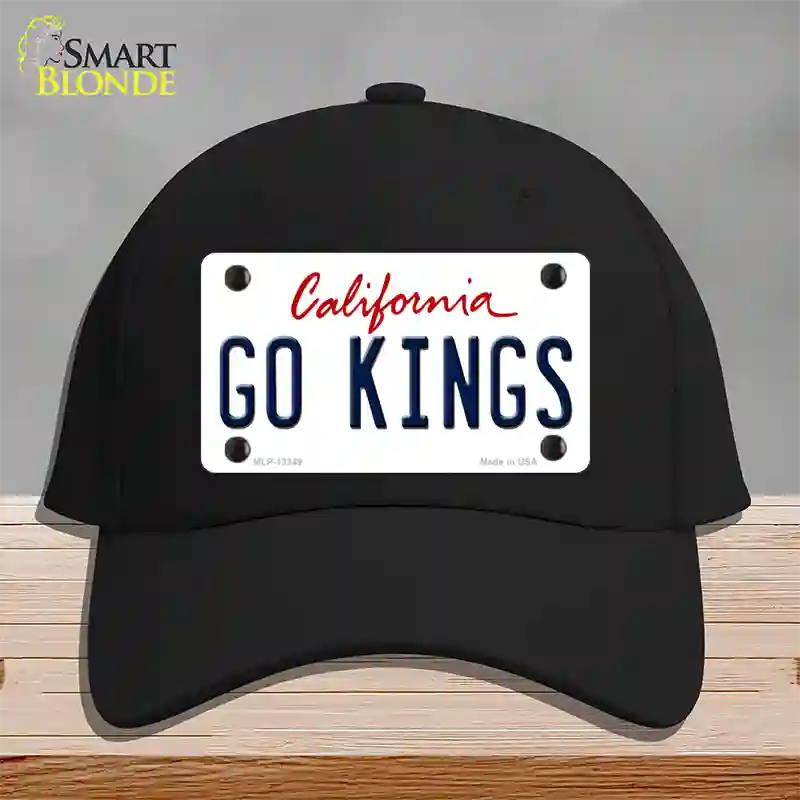 Go Kings California Novelty License Plate Hat Tag Cotton Black