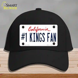 Number 1 Kings Fan California Novelty License Plate Hat Tag Cotton Black