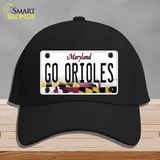 Go Orioles Novelty License Plate Hat Tag Cotton Black