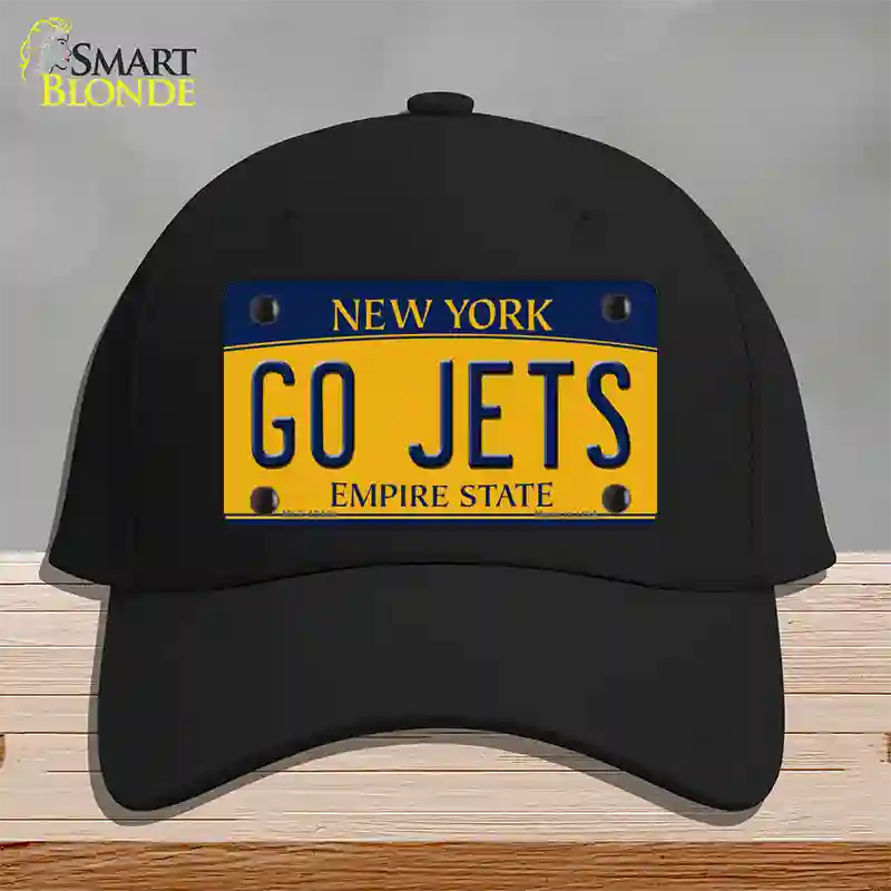 New York Go Jets Novelty License Plate Hat Tag Cotton Black