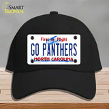 Go Panthers North Carolina Novelty License Plate Hat Tag Cotton Black