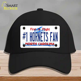 Number 1 Hornets Fan Novelty License Plate Hat Tag Cotton Black