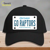 Go Raptors Novelty License Plate Hat Tag Cotton Black