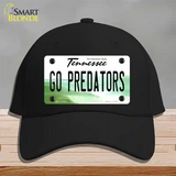 Go Predators Novelty License Plate Hat Tag Cotton Black