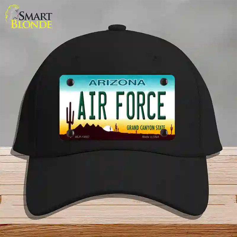 Air Force Arizona Novelty License Plate Hat Tag Cotton Black