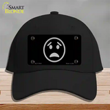 Worried Black Novelty License Plate Hat Tag Cotton Black