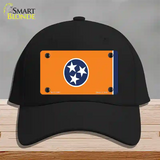 Tennessee Flag Orange Novelty License Plate Hat Tag Cotton Black