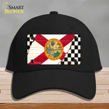 Florida Racing Flag Novelty License Plate Hat Tag Cotton Black