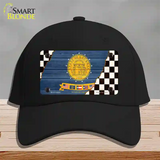 Georgia Racing Flag Novelty License Plate Hat Tag Cotton Black