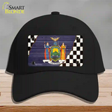 New York Racing Flag Novelty License Plate Hat Tag Cotton Black