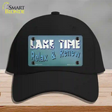 Lake Time Novelty License Plate Hat Tag Cotton Black