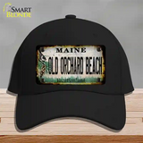 Old Orchard Beach Maine Rusty Novelty License Plate Hat Tag Cotton Black