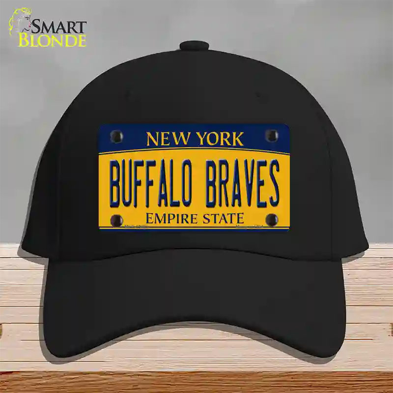 Buffalo Braves New York Novelty License Plate Hat Tag Cotton Black