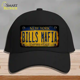 Bills Mafia New York Yellow Rusty Novelty License Plate Hat Tag Cotton Black