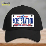 Acre Station North Carolina Novelty License Plate Hat Tag Cotton Black