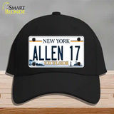 Allen 17 NY Excelsior Novelty License Plate Hat Tag Cotton Black