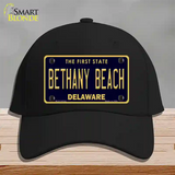 Bethany Beach Delaware Novelty License Plate Hat Cotton / Black