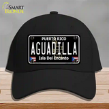 Aguadilla Puerto Rico Black Novelty License Plate Hat Cotton / Black