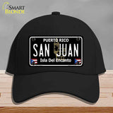 San Juan Puerto Rico Black Novelty License Plate Hat HAT-MLP-14297