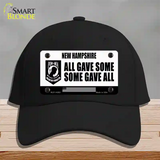 New Hampshire POW MIA Some Gave All Novelty License Plate Hat Cotton / Black