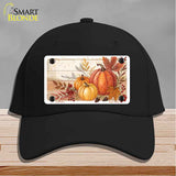 Autumn Pumpkins & Leaves Novelty License Plate Hat HAT-MLP-14516