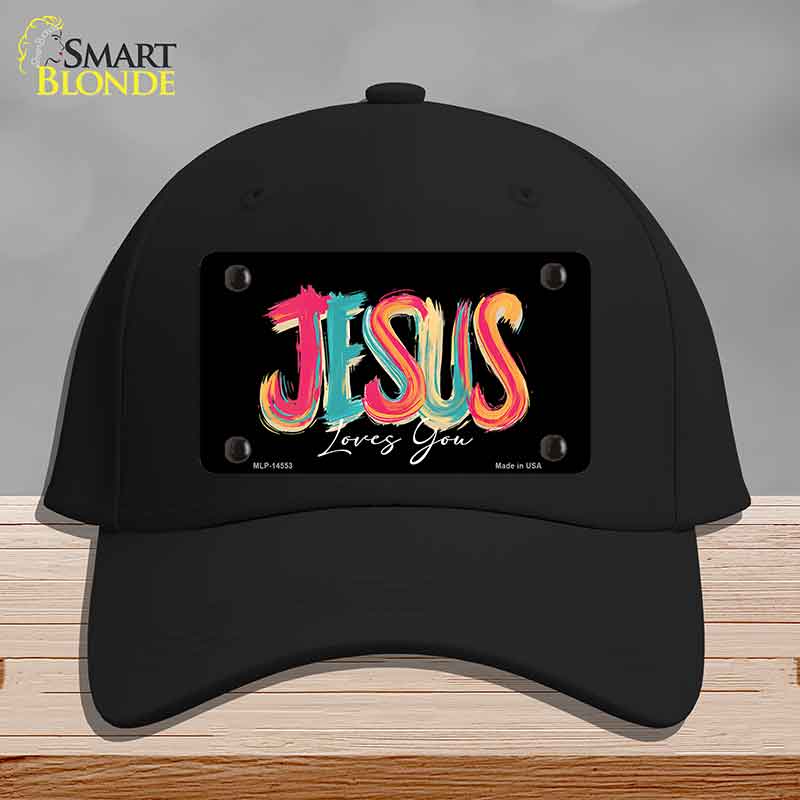 Jesus Loves You Novelty License Plate Hat HAT-MLP-14553