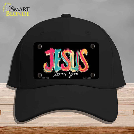 Jesus Loves You Novelty License Plate Hat HAT-MLP-14553