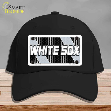 WHITE SOX Graphic Novelty License Plate Hat HAT-MLP-14570 Cotton Black