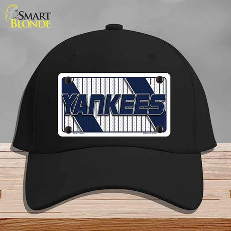 YANKEES Graphic Novelty License Plate Hat HAT-MLP-14583 Cotton Black