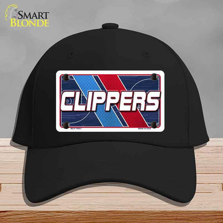 Black cap with 'CLIPPERS' design on a gray background