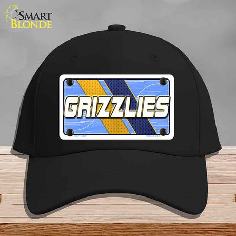 Black cap with 'GRIZZLIES' logo on a gray background