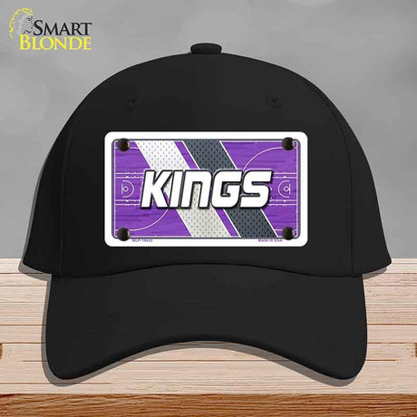 Black cap with Kings logo on a gray background