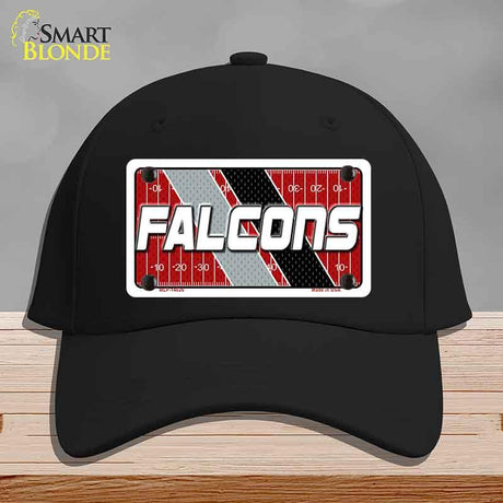 FALCONS Graphic Novelty License Plate Hat HAT-MLP-14626 Cotton Black