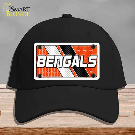BENGALS Graphic Novelty License Plate Hat HAT-MLP-14631 Cotton Black