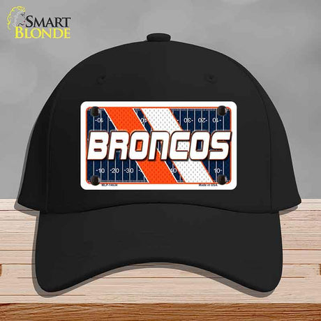 BRONCOS Graphic Novelty License Plate Hat HAT-MLP-14634 Cotton Black