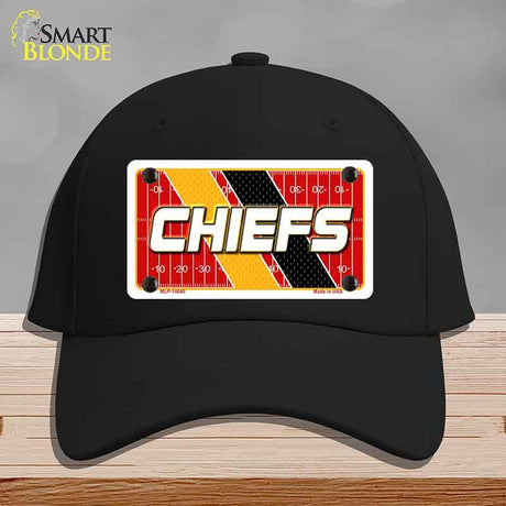 CHIEFS Graphic Novelty License Plate Hat HAT-MLP-14640 Cotton Black