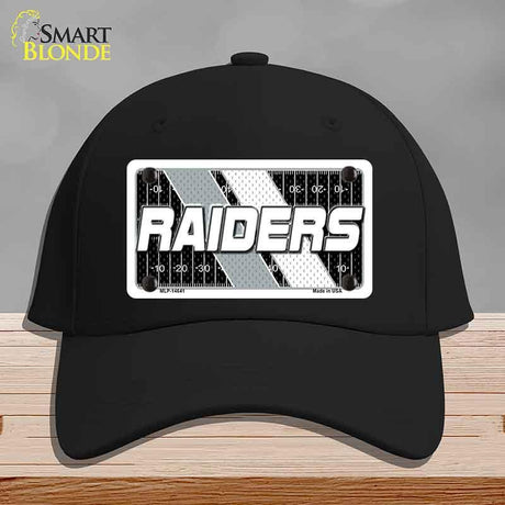 RAIDERS Graphic Novelty License Plate Hat HAT-MLP-14641 Cotton Black