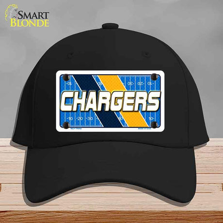 CHARGERS Graphic Novelty License Plate Hat HAT-MLP-14642 Cotton Black
