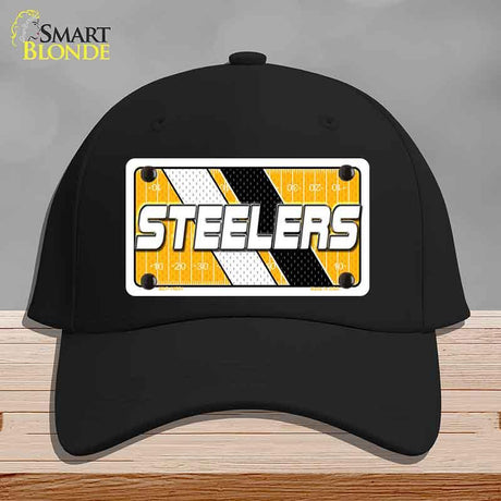 STEELERS Graphic Novelty License Plate Hat HAT-MLP-14651 Cotton Black