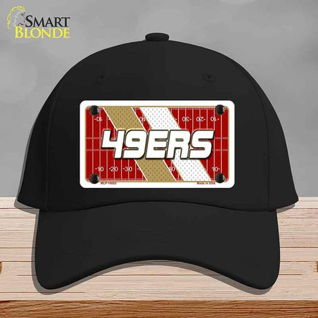 49ERS Graphic Novelty License Plate Hat HAT-MLP-14652 Cotton Black