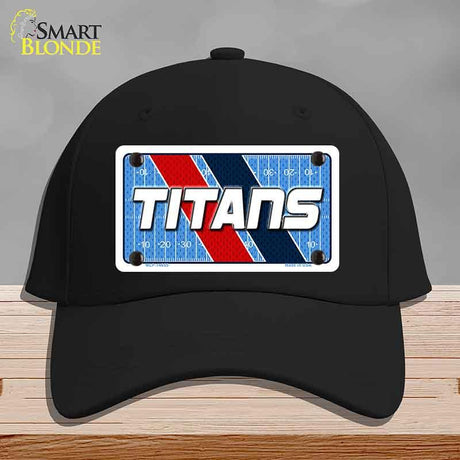 TITANS Graphic Novelty License Plate Hat HAT-MLP-14655 Cotton Black