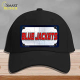 BLUE JACKETS Graphic Novelty License Plate Hat HAT-MLP-14664 Cotton Black