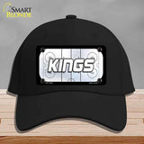 KINGS Graphic Novelty License Plate Hat HAT-MLP-14669 Cotton Black