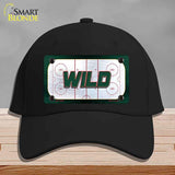 WILD Graphic Novelty License Plate Hat HAT-MLP-14670 Cotton Black