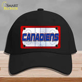 CANADIENS Graphic Novelty License Plate Hat HAT-MLP-14671 Cotton Black